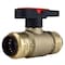 Apollo 3/4 in. Brass Push-To-Connect Compact Ball Valve with Lockable Handle FSBBV34TX - alternate 3
